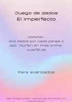 Vorschau - Arbeitsblätter - Spanisch Imperfecto Fortgeschrittene Spiel - Deckblatt