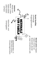 Vorschau - Arbeitsblätter - Merkmale von Fabeln: Mindmap und Wortgitter! - Seite 3