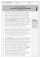 Vorschau - Arbeitsblätter - Text der Woche - Berufsbild: Friseur*in - - Seite 1