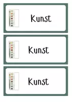 Vorschau - Poster - Tagestransparenz - Stundenplan für die Klasse - Seite 1