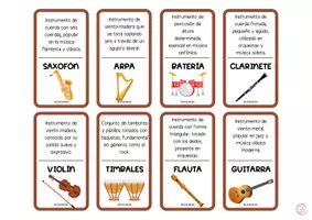 Vista previa - Juegos / Gamificación - INSTRUMENTOS MUSICALES DOMINÓ - página 1