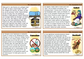 Vorschau - Aufgabenkarten - Mini-Wissenskartei Weltreligionen-Islam - Seite 3