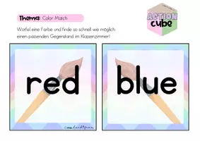 Vorschau - Spiele - Action cube: colour game | Erzählwürfel - Seite 1