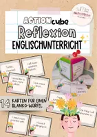 Vorschau - Spiele - Action cube: Reflexion Englischunterricht - Deckblatt