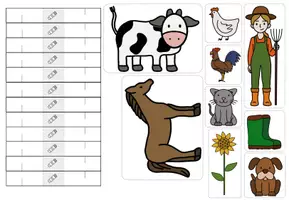 Vorschau - Spiele - Lesekartei Bauernhof, Leseverständnis, Spielen, Lesen - Seite 3