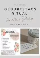 Vorschau - Anderer Materialtyp - Geburtstagsritual eine warme Dusche - Deckblatt