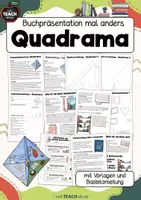 Vorschau - Arbeitsblätter - Buchpräsentation mal anders - Quadrama - Deckblatt