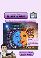 Náhled - umění - krok za krokem: Slunce a Měsíc - krycí list