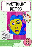 Vorschau - Arbeitsblätter - Materialpaket: Gesichter nach Picasso + Infotext - Seite 1