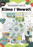 Vorschau - Arbeitsblätter - Themenpaket - Klima und Umwelt #TimeForClimateAction - Deckblatt