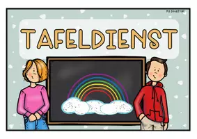 Vorschau - Mal- und Bastelvorlagen - Scandi-Klassenzimmer: Klassendienste - Seite 2