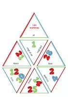 Vorschau - Aufgabenkarten - Les nombres - Lernpuzzle - Seite 3