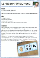 Vorschau - Fördermaterial/Inklusion - Fingerbilder und Ziffern - Klettkarten - Seite 1