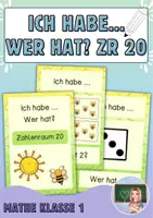 Vorschau - Spiele - Kartenspiel Zahlenraum 20 - Deckblatt
