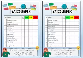 Vorschau - Arbeitsblätter - SATZGLIEDER / Starterpaket - Seite 1