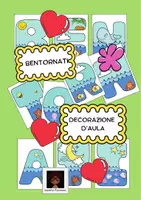 anteprima - Materiale per pittura e bricolage - CARTELLONE BENTORNATI (lettere A4 verticale) - Pagina di copertina