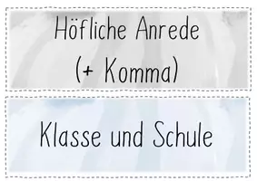 Vorschau - Poster - Aufbau + Elemente einer Bewerbung (Tafelkarten) - Seite 3