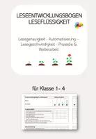 Vorschau - Lehrpläne/Lehrermaterial - Leseentwicklungsbogen-Leseflüssigkeit dokumentieren - Deckblatt