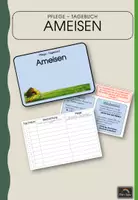 Vorschau - Arbeitsblätter - Von der Königin zum ganzen Staat - Pflegetagebuch Ameisen - Deckblatt