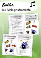 Vorschau - Arbeitsblätter - Booklet - Die Schlaginstrumente - Deckblatt