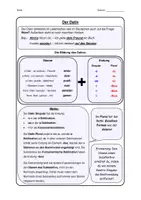 Vorschau - Präsentationen/Tafelbilder - Latein: Übersicht Bildung und Verwendung Dativ (Substantive) - Seite 3