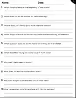 Vorschau - Arbeitsblätter - Movie Guide: A Million Miles Away (2003) - Questions and Activities with Answers - Seite 1