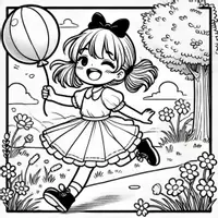Vorschau - Mal- und Bastelvorlagen - Manga Ausmalbilder (50 Malvorlagen) inkl. Stundenentwurf (PDF) - Seite 1