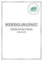 Vorschau - Arbeitsblätter - Wiederholungspaket - Startklar für die 3. Klasse - Deckblatt