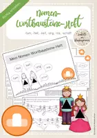 Vorschau - Arbeitsblätter - Nomen-Wortbausteine-Heft - Deckblatt
