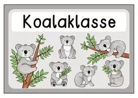 Vorschau - Poster - Türschilder - Koalaklasse - Seite 1