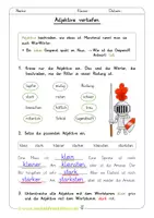 Vorschau - Arbeitsblätter - Adjektive üben | Klasse 2 | das Adjektiv - Seite 2