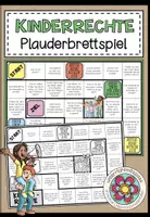 Vorschau - Arbeitsblätter - Kinderrechte - Plauderbrettspiel - Deckblatt