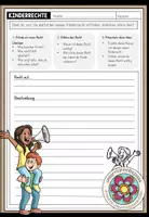 Vorschau - Arbeitsblätter - Kinderrechte - Ein neues Recht erfinden - Deckblatt