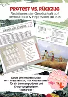 Vorschau - Stundenentwürfe - Protest vs. Rückzug: Die Reaktionen der Gesellschaft auf Restauration & Repression - ganze Stunde! - Deckblatt