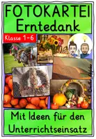 Vorschau - Fördermaterial/Inklusion - Religion Erntedank Grundschule – Fotokartei - Deckblatt