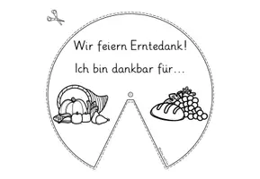 Vorschau - Arbeitsblätter - Religion Erntedank Klasse 1 und 2 – Drehscheibe basteln - Seite 3