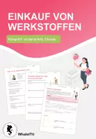 Vorschau - Arbeitsblätter - Einkauf von Werkstoffen - Deckblatt