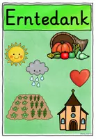 Vorschau - Fördermaterial/Inklusion - Religion Erntedank Klasse 3-6 Symbolkarte FREEBIE - Seite 1