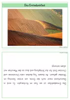 Vorschau - Fördermaterial/Inklusion - Religion Erntedank Grundschule Klasse 1-6 Erzählkarten - Seite 1