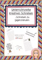 Vorschau - Unterrichtsreihen - Kreatives Schreiben - Schreiben zu Gegenständen Kl. 4 - Deckblatt