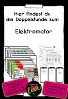 Vorschau - Stundenentwürfe - Doppelstunde zum Elektromotor - Deckblatt