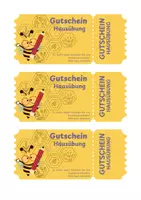 Vorschau - Poster - Hausübungsgutschein - Deckblatt