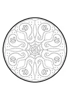 Vorschau - Mal- und Bastelvorlagen - Halloween Mandalas zum Prickeln & Ausmalen - Feinmotorik Übungen - Seite 3