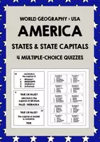 Vorschau - Quiz - ENGLISH USA STATES & CAPITALS MULTIPLE-CHOICE QUIZZES - Deckblatt