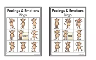Aperçu - Jeux - Feelings & Emotions - Bingo - Page 1