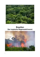 Vorschau - Arbeitsblätter - Brasilien - Deckblatt