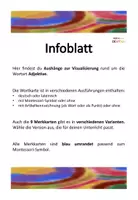 Vorschau - Poster - Visualisierung für Wortart Adjektive/ Wiewörter - Seite 1