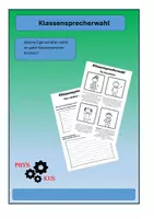 Vorschau - Arbeitsblätter - Klassensprecherwahl - Deckblatt
