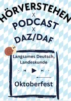 Vorschau - Arbeitsblätter - AB Hörverstehen | Podcast | Thema Oktoberfest | DaF DaZ - Deckblatt