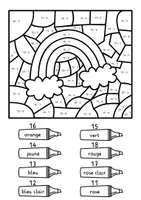 Vorschau - Mal- und Bastelvorlagen - Fiche de calcul printemps - 4 fiches de calcul (français) - Seite 3
